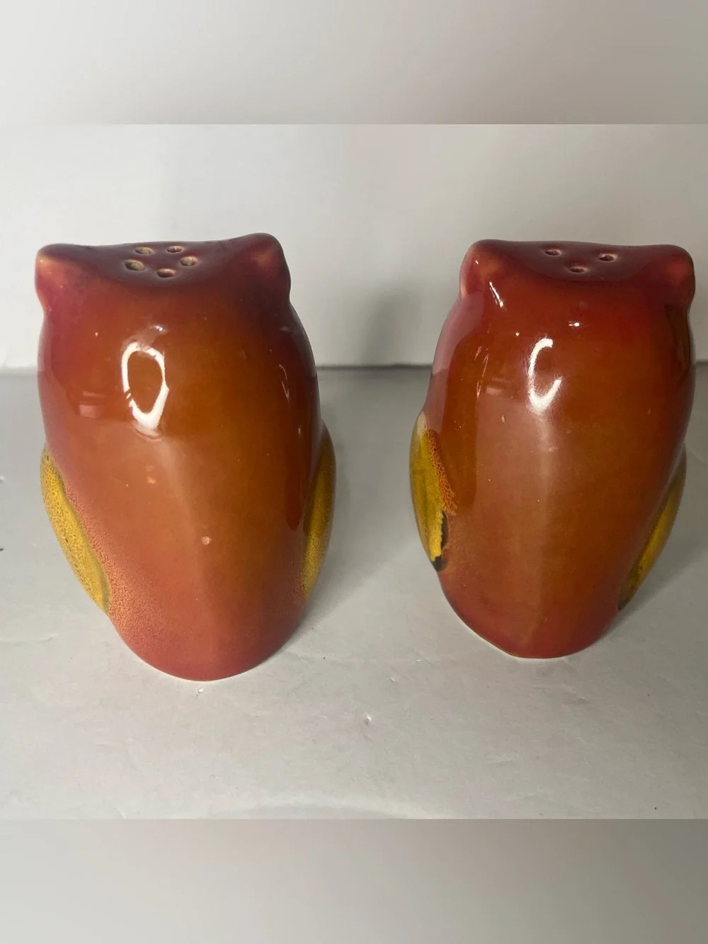 Vintage Owl Salt and Pepper Shakers
